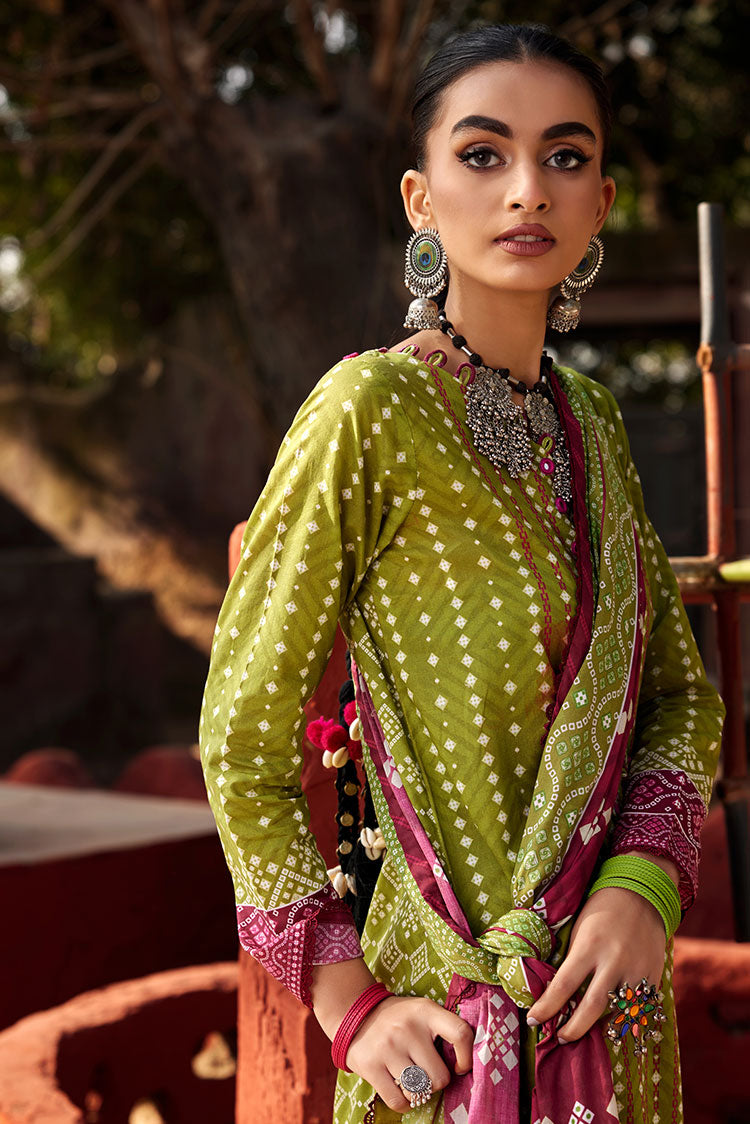 Picture of Ellena - 3-PC Unstitched Chunri Lawn - Available at Raja Sahib