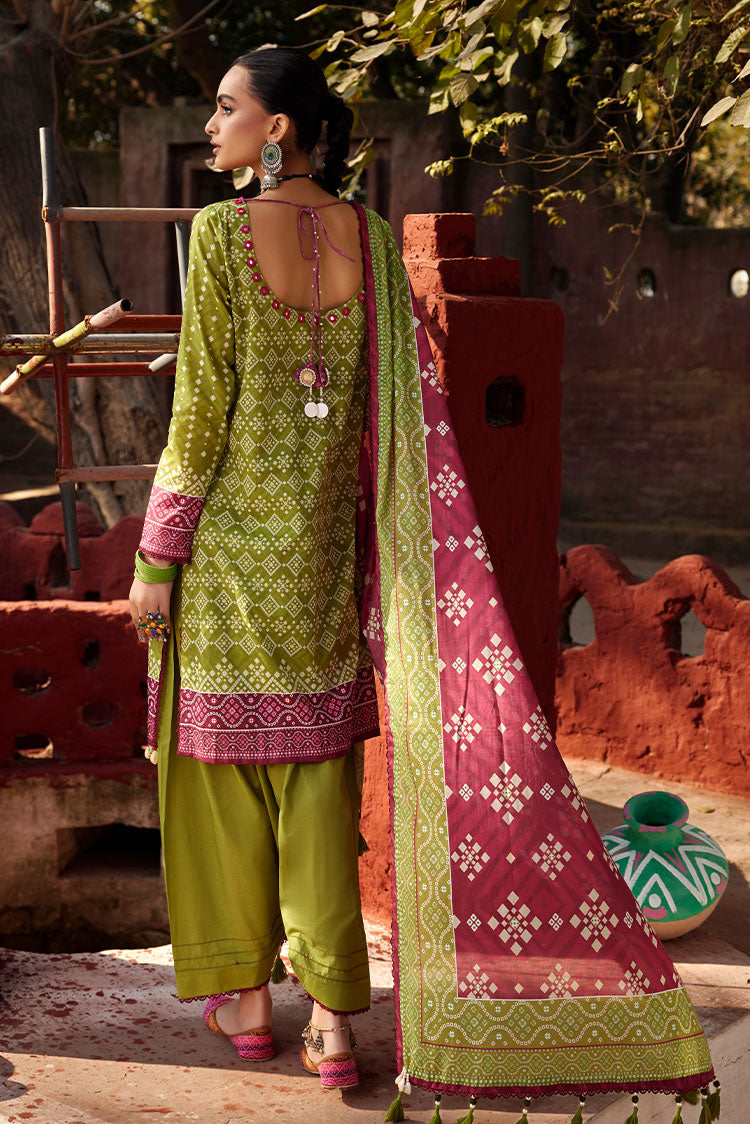 Picture of Ellena - 3-PC Unstitched Chunri Lawn - Available at Raja Sahib