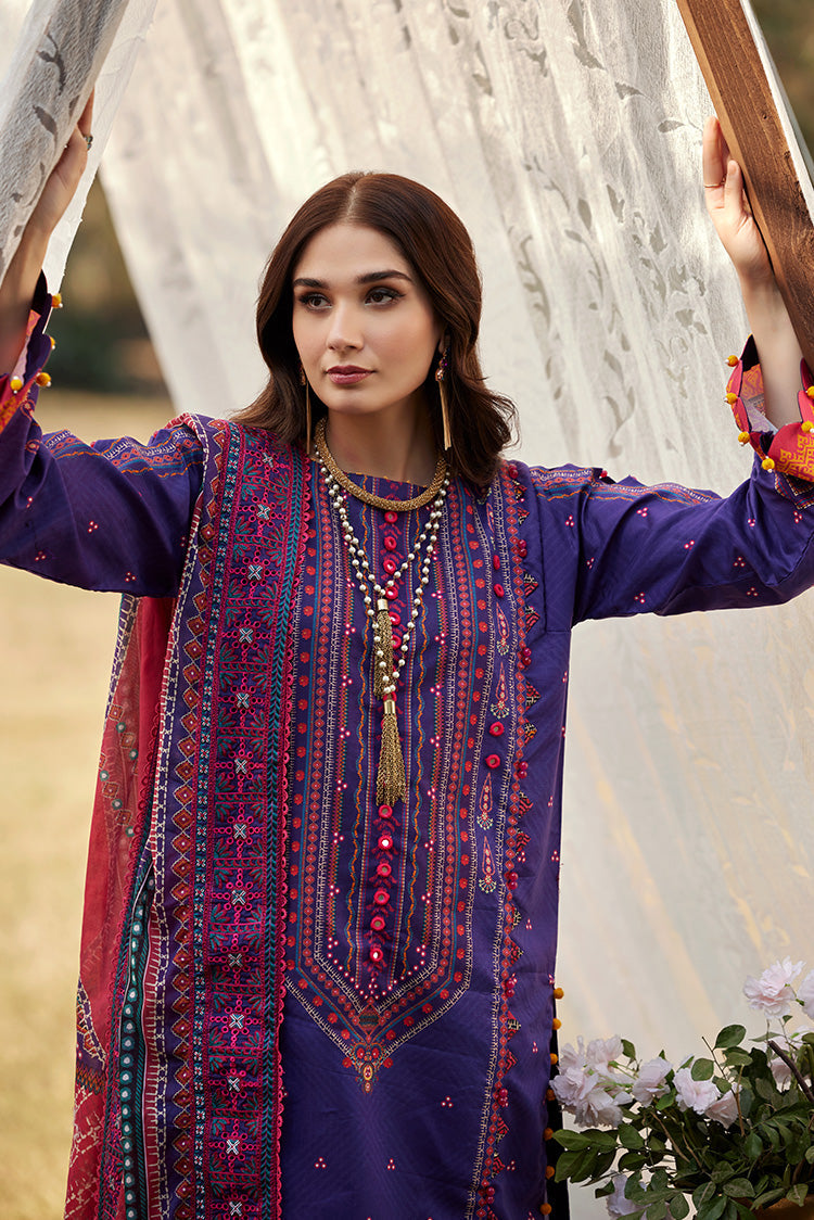 Picture of Ellena - 3-PC Unstitched Lawn Suit - Available at Raja Sahib