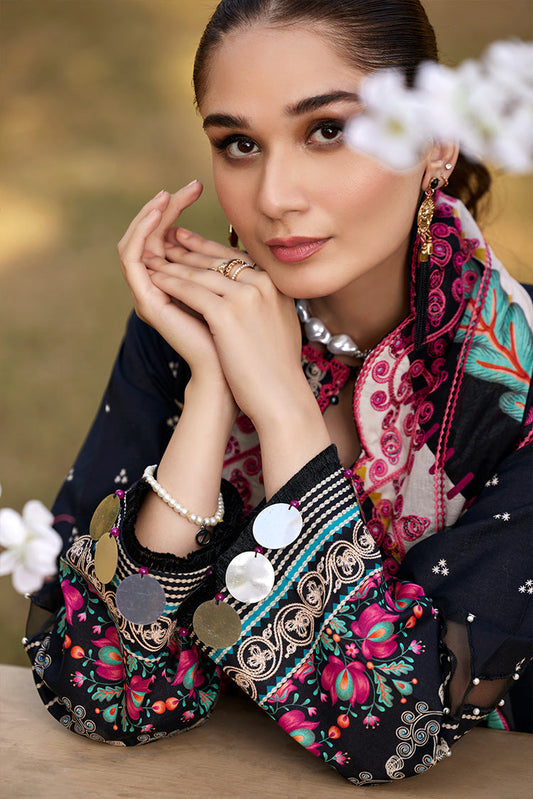 Picture of Ellena - 3-PC Unstitched Lawn Suit - Available at Raja Sahib