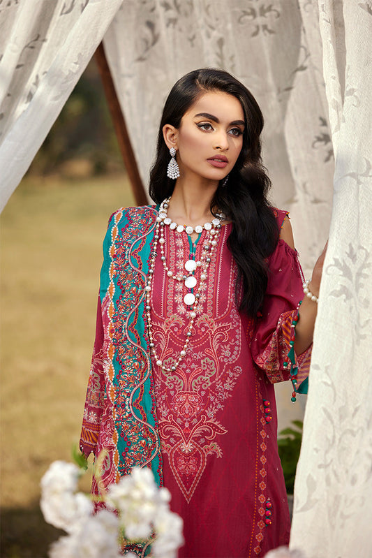 Picture of Ellena - 3-PC Unstitched Lawn Suit - Available at Raja Sahib