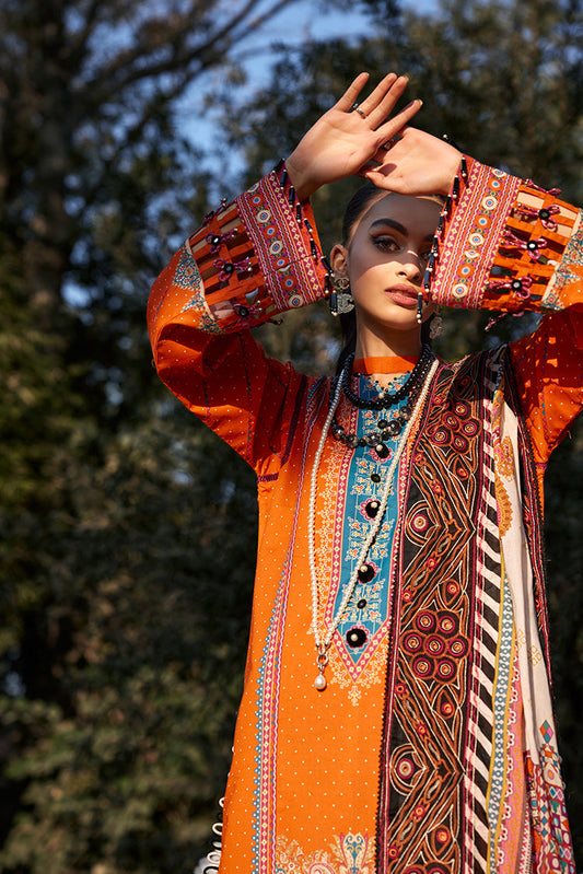 Picture of Ellena - 3-PC Unstitched Lawn Suit - Available at Raja Sahib