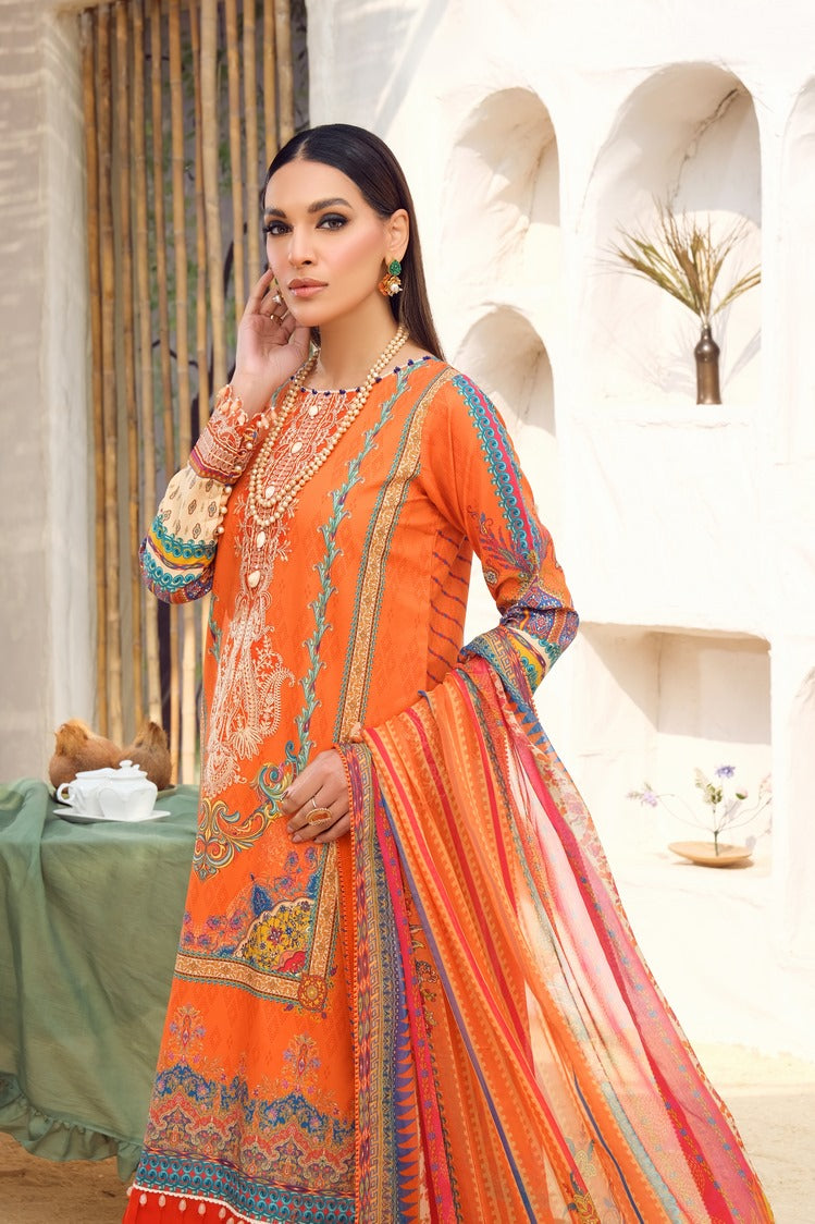 Picture of Ellena - 3-PC Unstitched Printed Lawn - Available at Raja Sahib