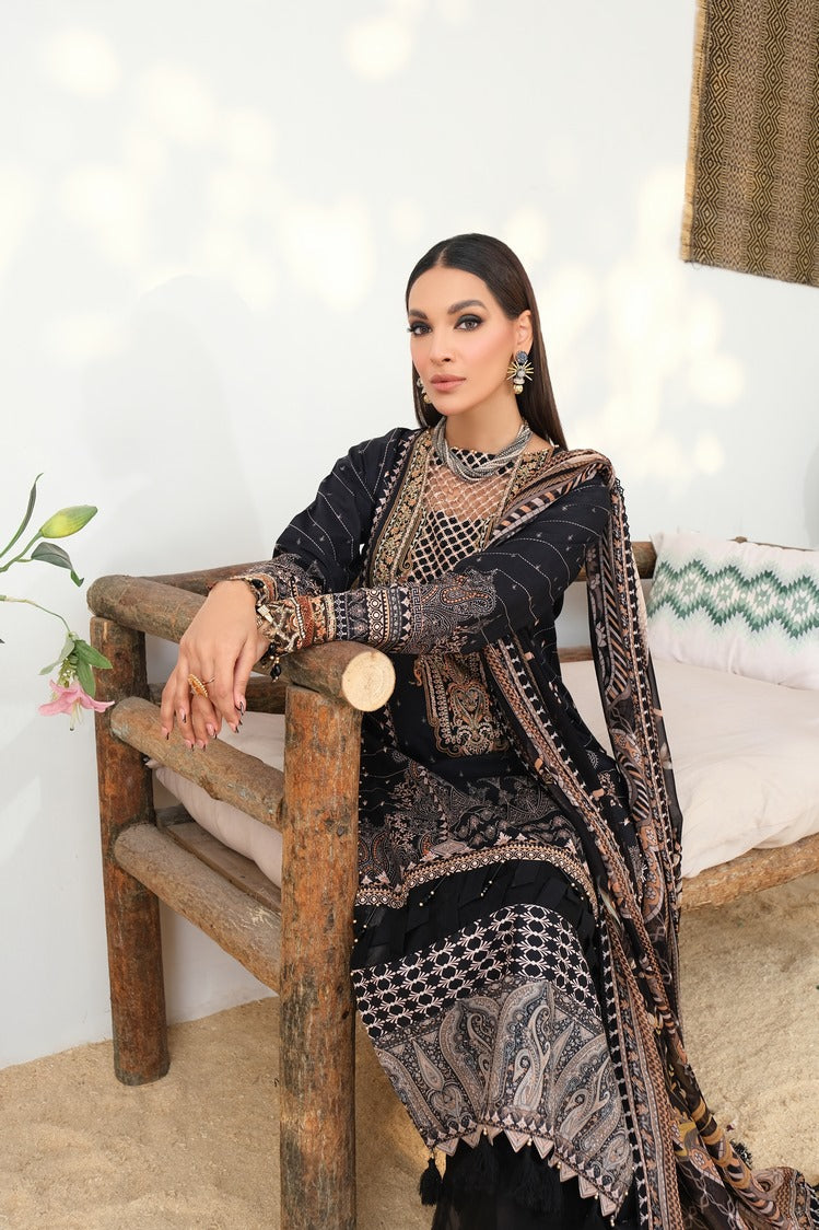 Picture of Ellena - 3-PC Unstitched Printed Lawn - Available at Raja Sahib