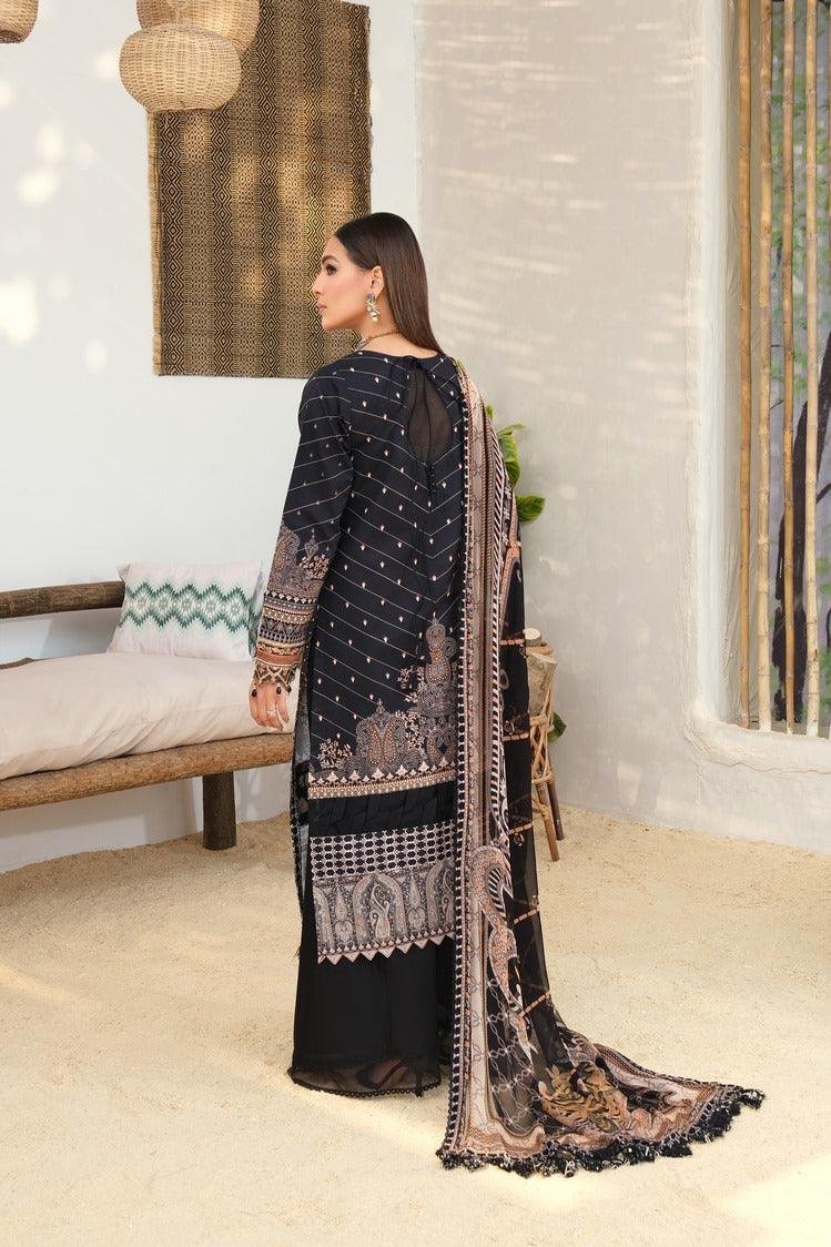 Picture of Ellena - 3-PC Unstitched Printed Lawn - Available at Raja Sahib