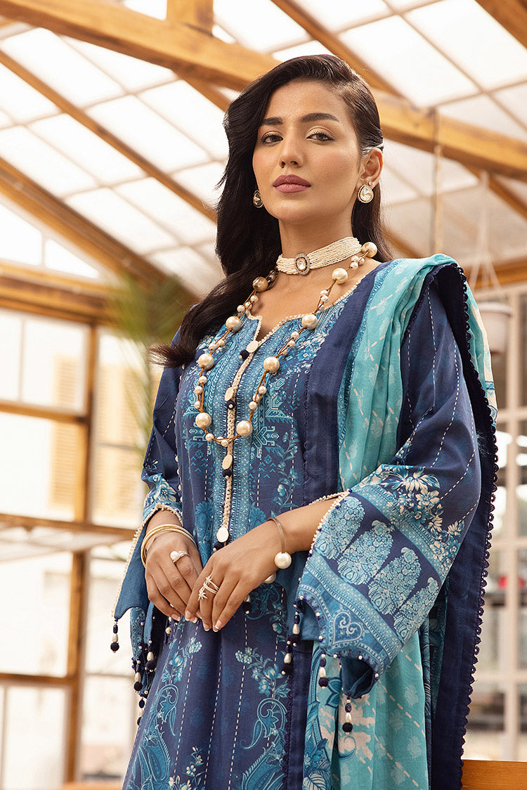 Picture of Ellena - 3-PC Unstitched Lawn Suit - Available at Raja Sahib