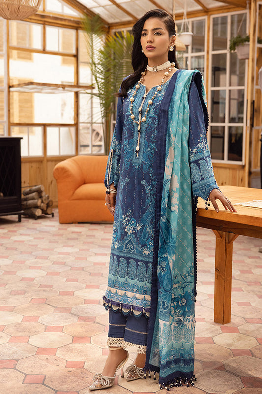 Picture of Ellena - 3-PC Unstitched Lawn Suit - Available at Raja Sahib