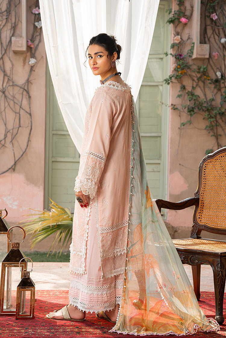 Picture of Ellena - 3-PC Unstitched Embroidered Lawn Suit - Available at Raja Sahib