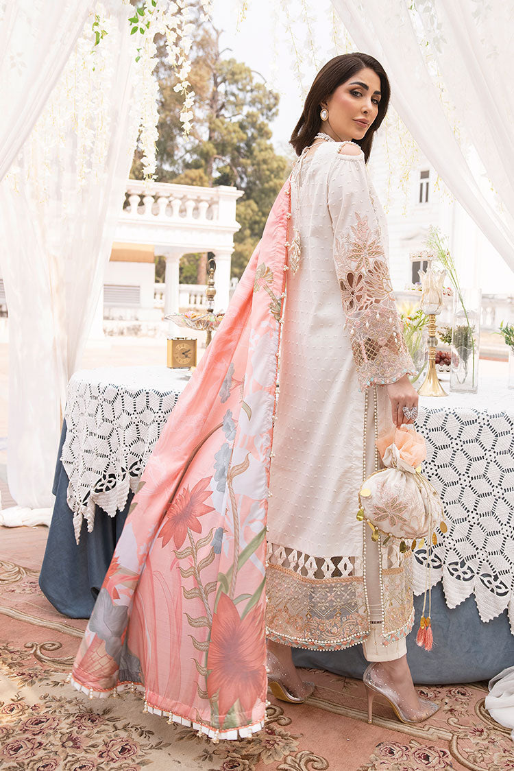 Picture of Ellena - 3-PC Unstitched Embroidered Lawn Suit - Available at Raja Sahib