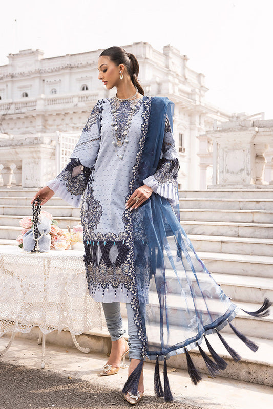 Picture of Ellena - 3-PC Unstitched Embroidered Lawn Suit - Available at Raja Sahib