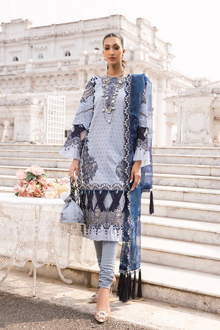 Picture of Ellena - 3-PC Unstitched Embroidered Lawn Suit - Available at Raja Sahib