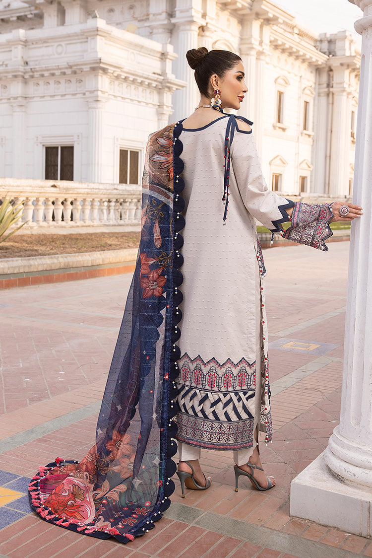 Picture of Ellena - 3-PC Unstitched Embroidered Lawn Suit - Available at Raja Sahib