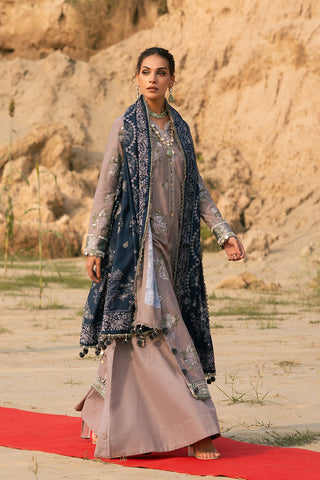 Picture of Ellena - 3-PC Unstitched Embroidered Self Jacquard Khaddar Suit - Available at Raja Sahib