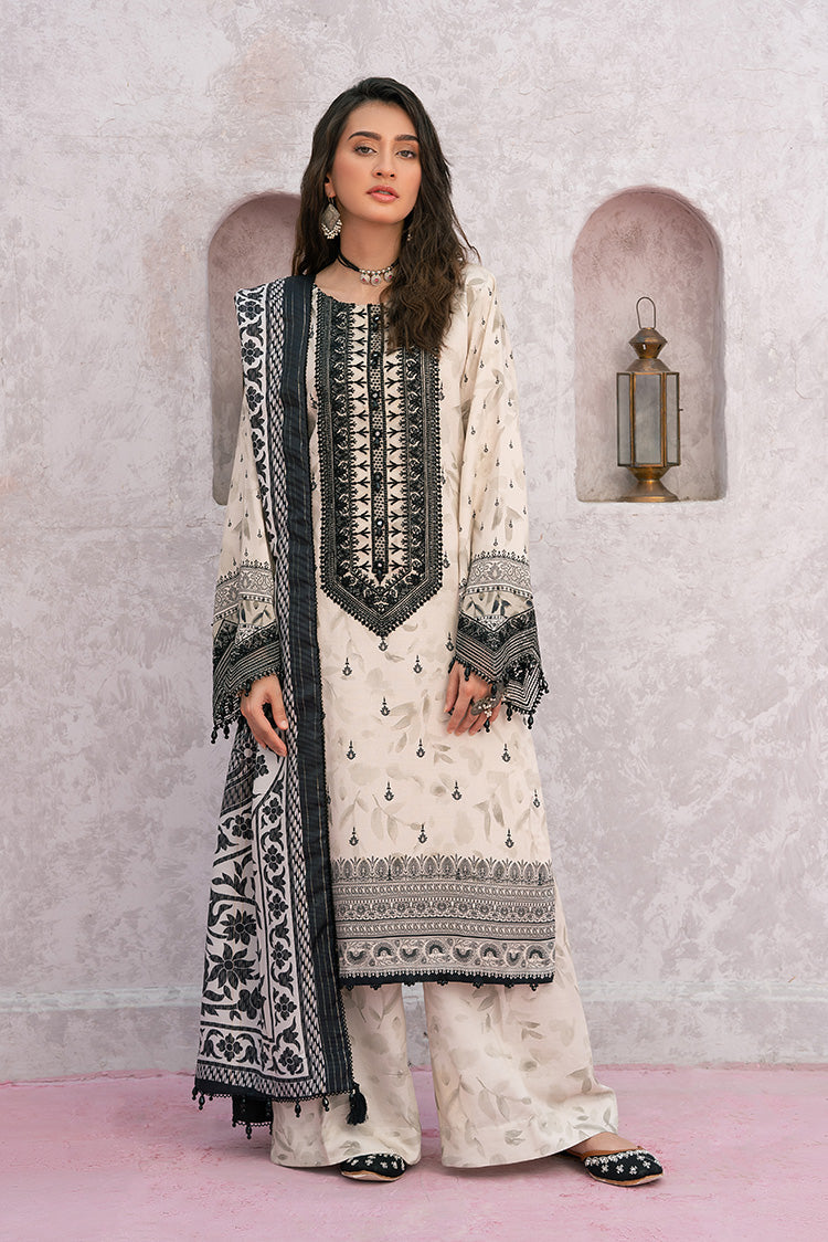 Picture of Ellena - 3-PC Unstitched Digital Printed Viscose Suit - Available at Raja Sahib