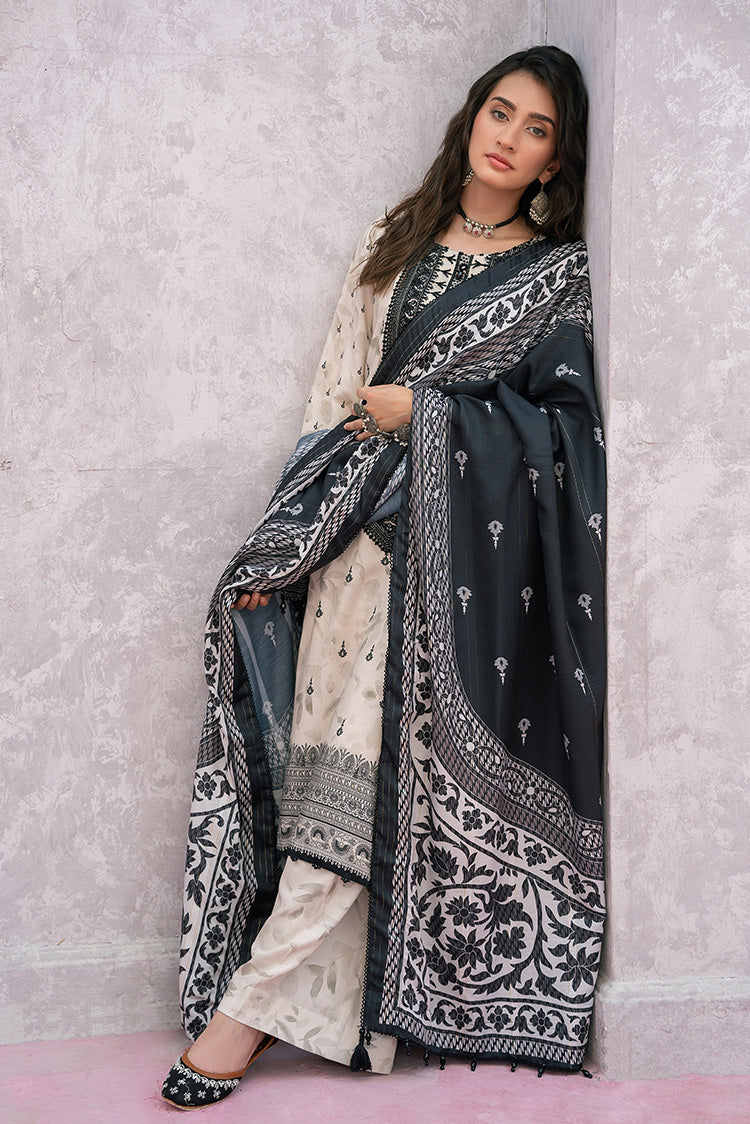 Picture of Ellena - 3-PC Unstitched Digital Printed Viscose Suit - Available at Raja Sahib