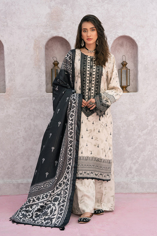 Picture of Ellena - 3-PC Unstitched Digital Printed Viscose Suit - Available at Raja Sahib