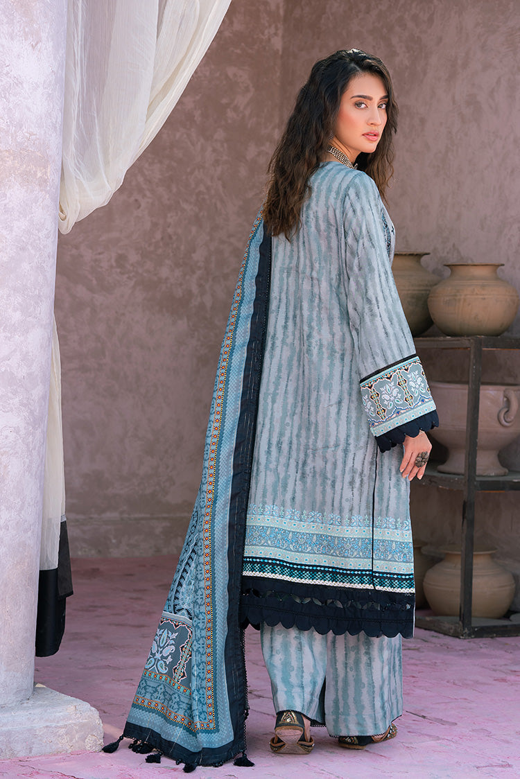 Picture of Ellena - 3-PC Unstitched Digital Printed Viscose Suit - Available at Raja Sahib