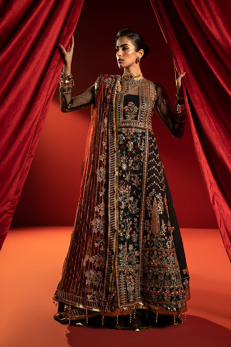 Picture of Ellena - 3-PC Unstitched Fancy Embroidered Organza Suit - Available at Raja Sahib