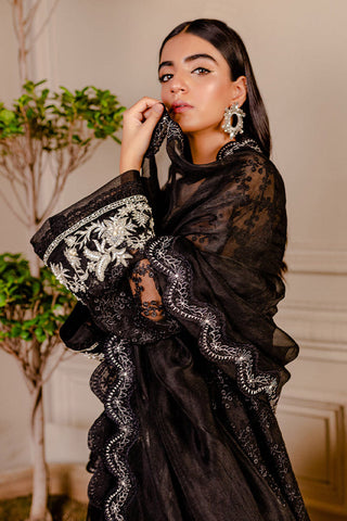 Picture of Fozia Khalid - Lumiries Festive Vol 3 - Raven Black - Available at Raja Sahib