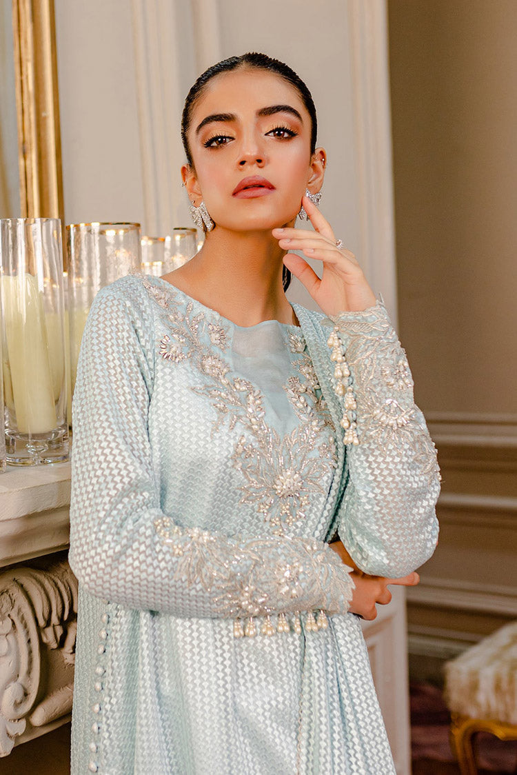 Picture of Fozia Khalid - Lumiries Festive Vol 3 - Glacial Blue - Available at Raja Sahib