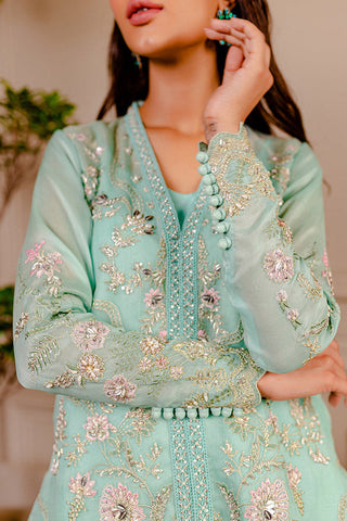 Picture of Fozia Khalid - Lumiries Festive Vol 3 - Tiffany Blue - Available at Raja Sahib