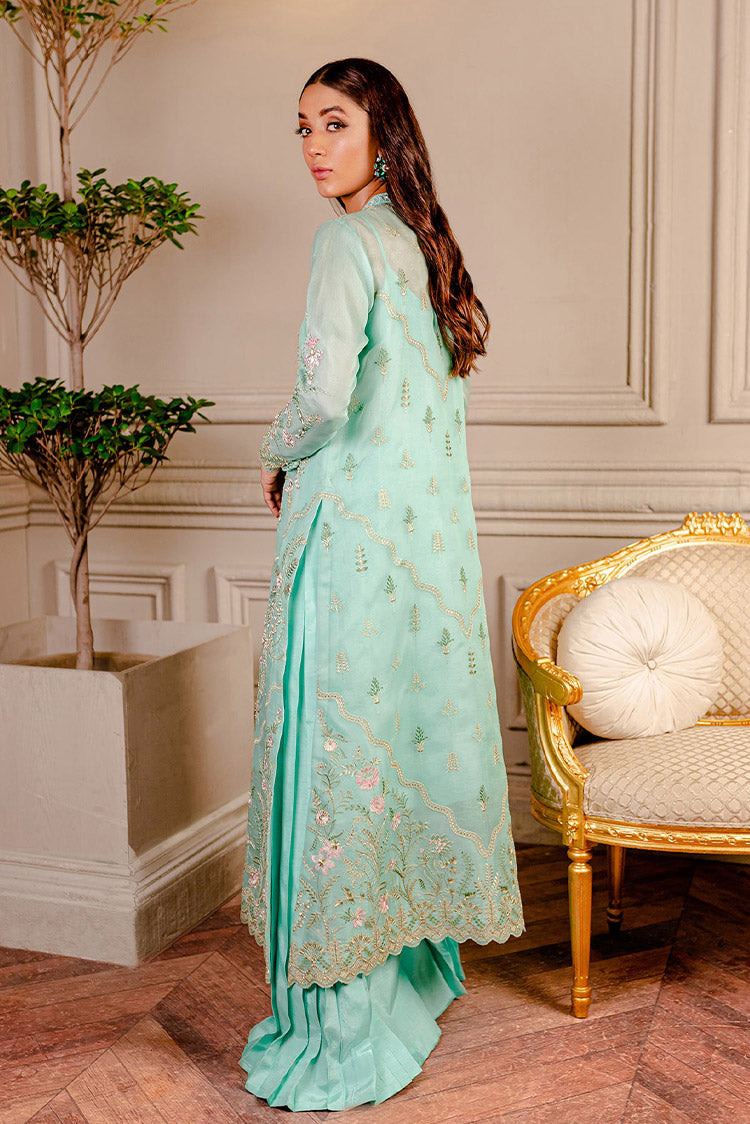 Picture of Fozia Khalid - Lumiries Festive Vol 3 - Tiffany Blue - Available at Raja Sahib