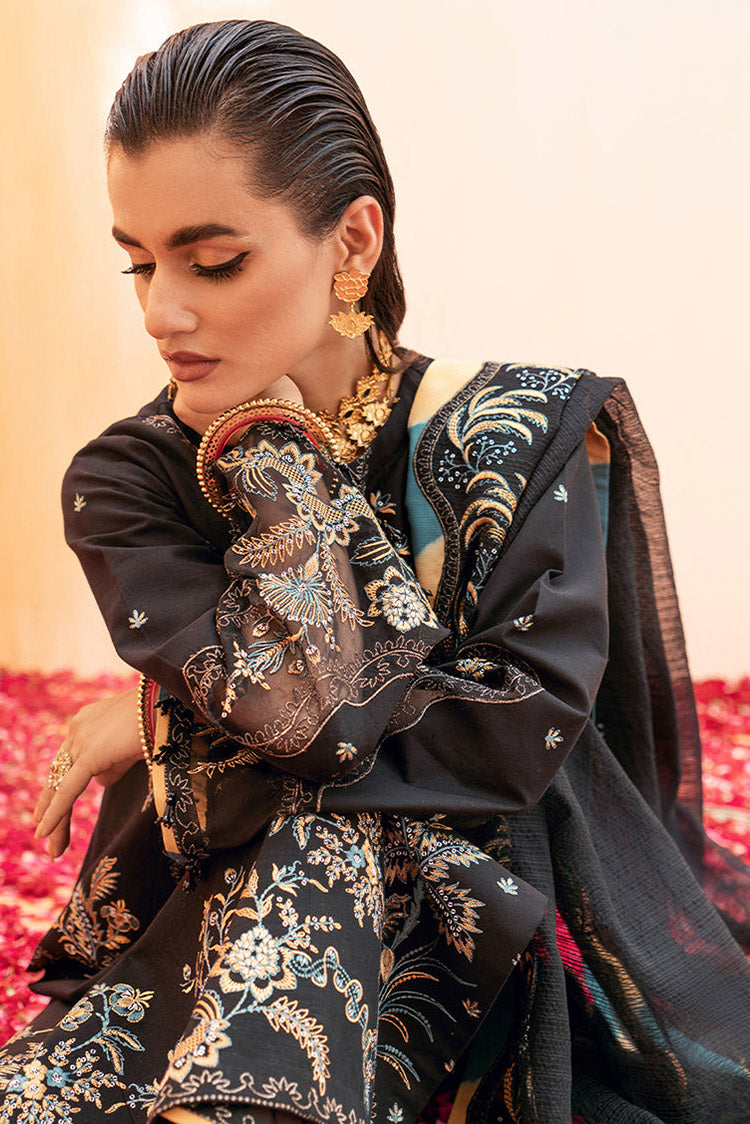 Picture of Fozia Khalid - Elayne Festive Collection - Jade Black - Available at Raja Sahib