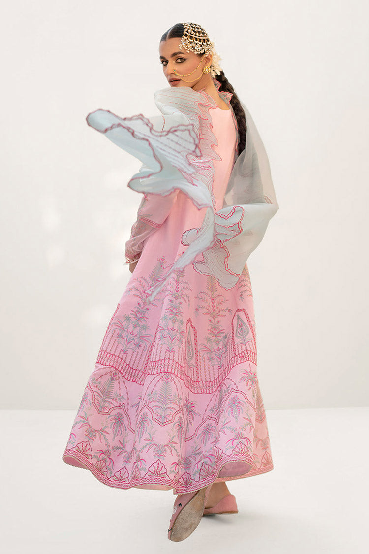 Picture of Fozia Khalid - Elayne Festive Collection - Cranberry Pink - Available at Raja Sahib