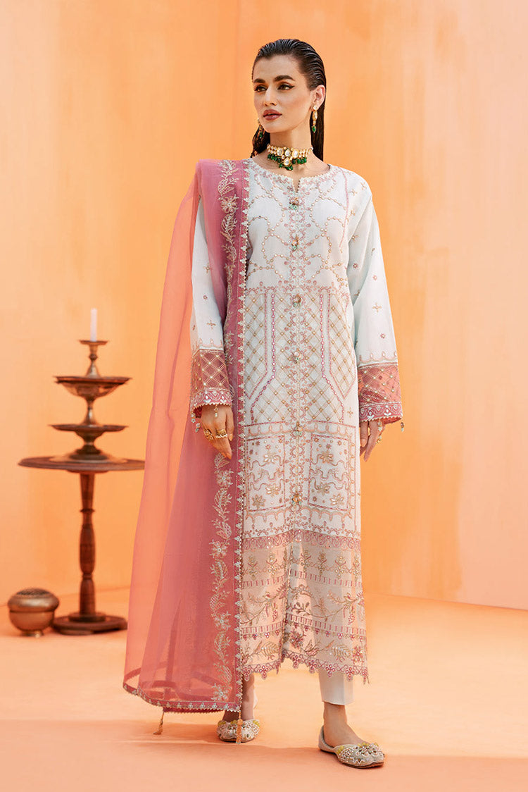 Picture of Fozia Khalid - Elayne Festive Collection - Moonlight Jade - Available at Raja Sahib