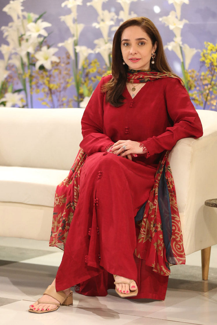 Picture of Fozia Khalid - Luxury Silk Collection - FK-W-04 - Available at Raja Sahib