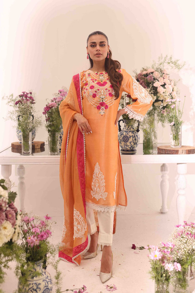 Picture of RJS Pret - Umeed Luxury Pret Collection - Flame Of The Forest - Available at Raja Sahib