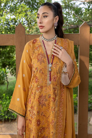 Ghuncha Embroidered Karandi Collection - Amber
