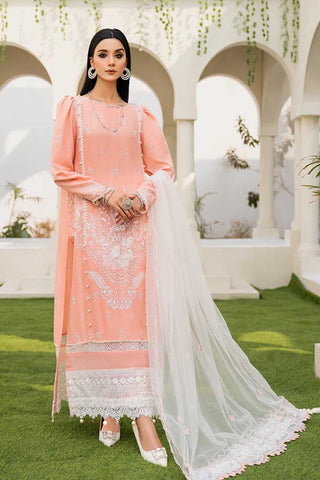 Picture of Hemstitch - Blossom Arzu Luxury Lawn Collection - Available at Raja Sahib