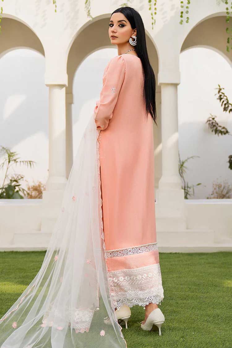 Picture of Hemstitch - Blossom Arzu Luxury Lawn Collection - Available at Raja Sahib