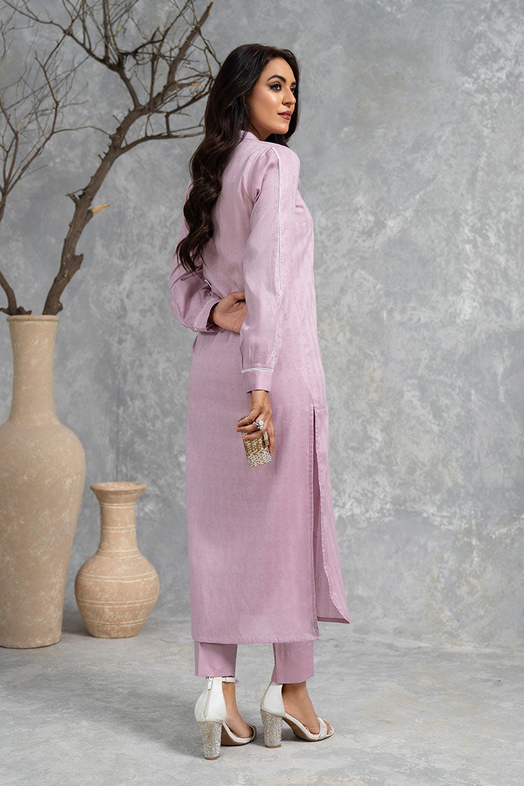 Picture of Hemstitch - Basic Pret Collection - Basic Lilac - Available at Raja Sahib