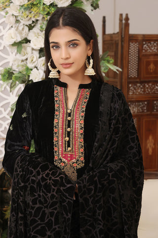 Embroidered Velvet Collection - HEVC 04