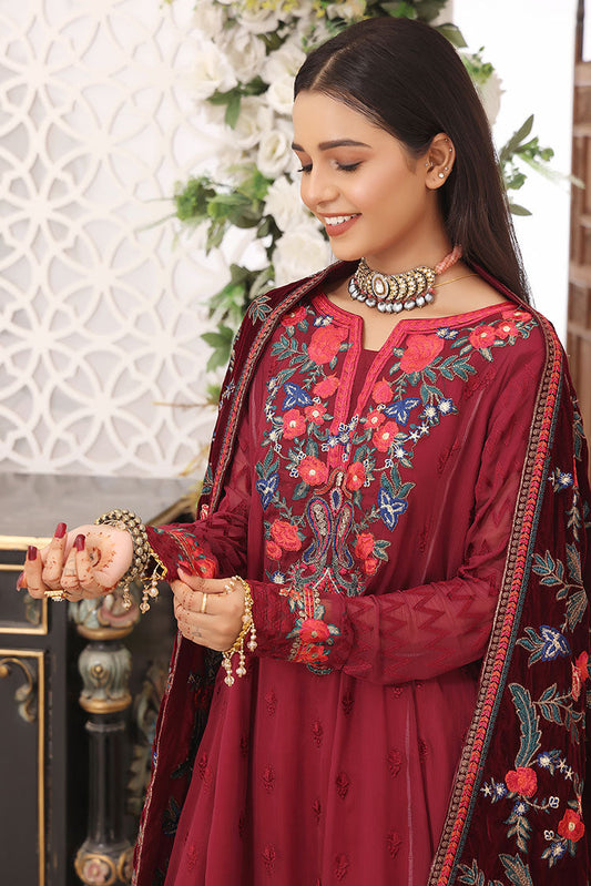 Picture of Hadiaeman - Embroidered Velvet Collection - HEVC 05 - Available at Raja Sahib