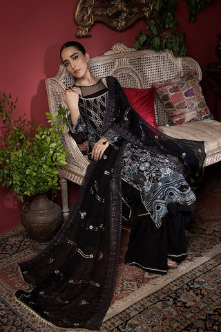 Heer Embroidery Chiffon Collection-HR-01
