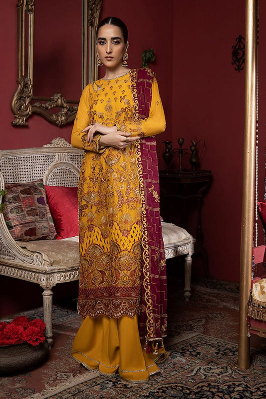 Picture of Humdum - Heer Embroidery Chiffon Collection-HR-02 - Available at Raja Sahib