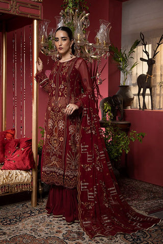 Heer Embroidery Chiffon Collection-HR-03