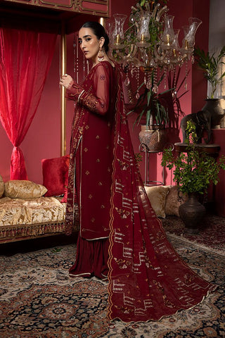 Heer Embroidery Chiffon Collection-HR-03