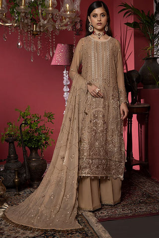 Heer Embroidery Chiffon Collection-HR-08