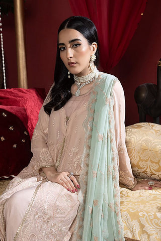 Heer Embroidery Chiffon Collection-HR-09