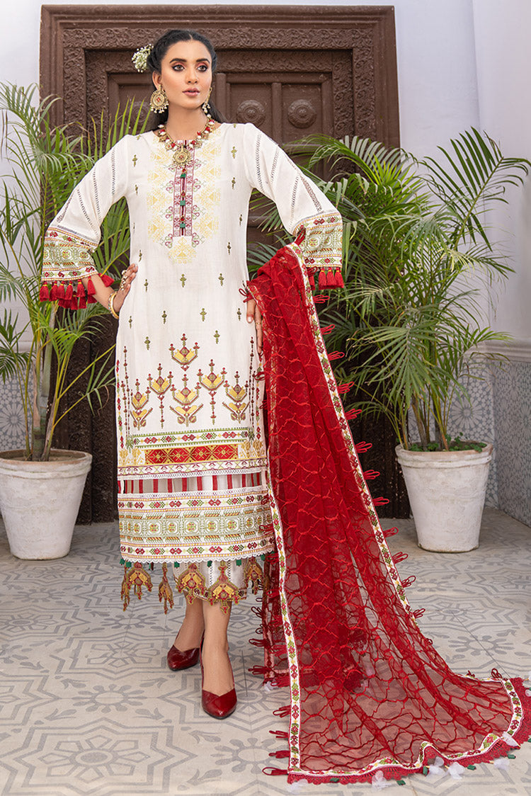 Picture of Hemstitch - Virsa Festive Collection - Golnar - Available at Raja Sahib