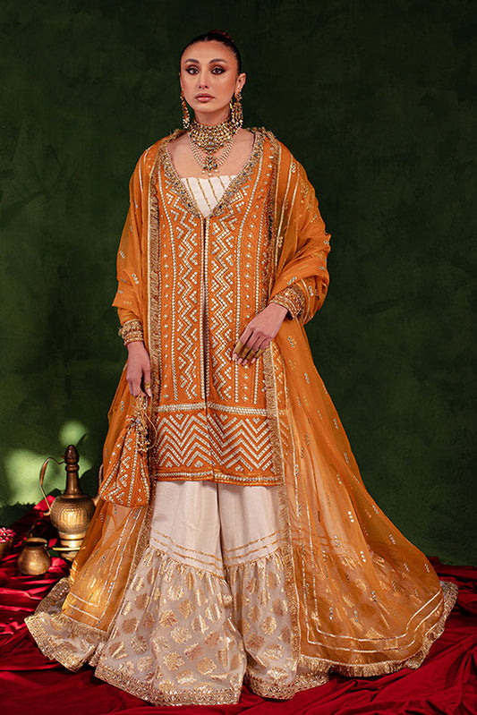 Picture of Maria Osama Khan - Salma Sitara Luxury Formals - Hijr - Available at Raja Sahib