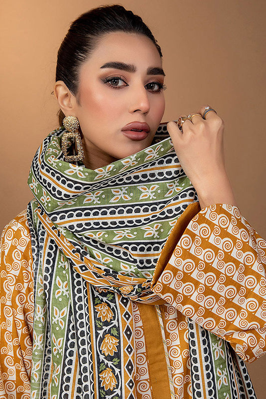 Picture of Safwa - Ixora Doria 3 Piece Printed Lawn Collection Vol 02 - ICS-16 - Available at Raja Sahib