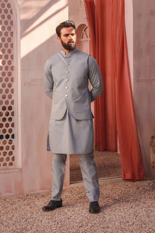 Picture of Istor - 2Pc | Stitched | Wasf | Silver Grey | IST-04 - Available at Raja Sahib