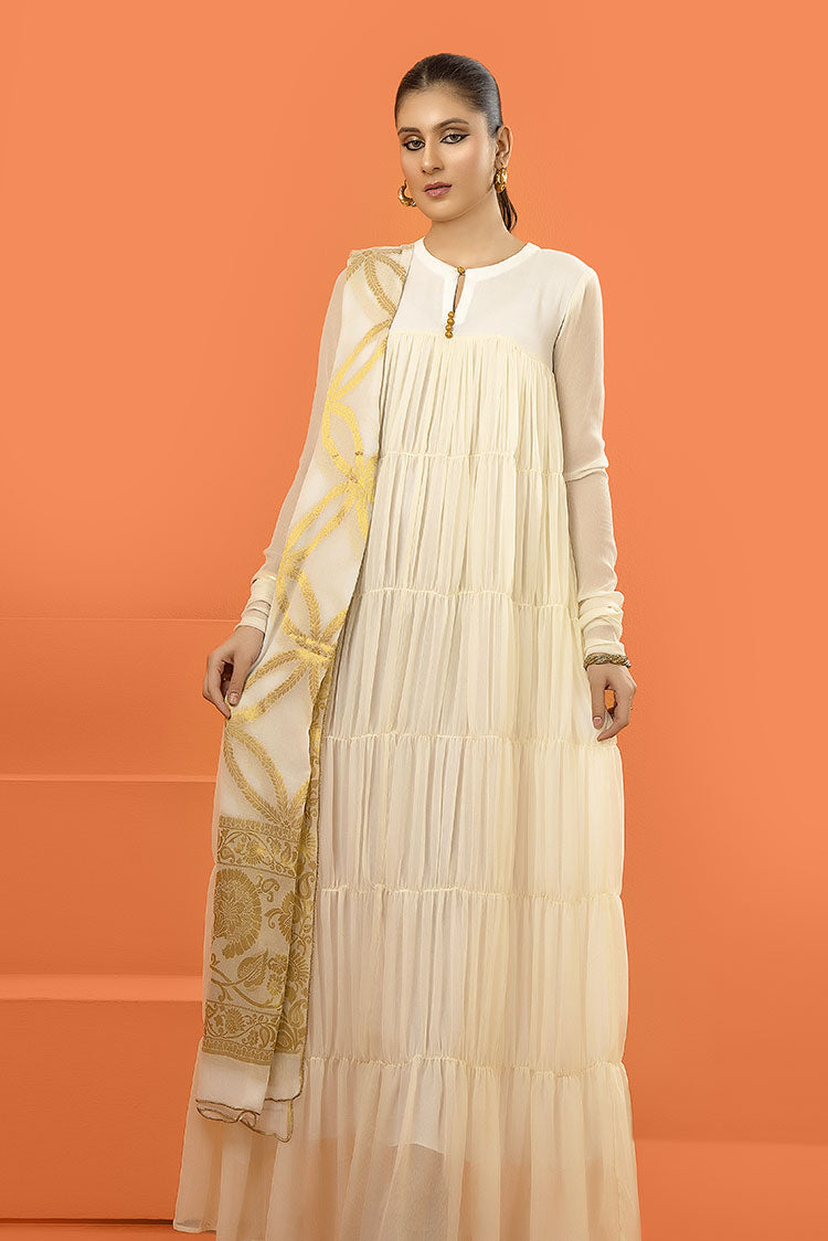 Picture of Zivah - Classic Luxury Pret Vol 1 - Ivory - Available at Raja Sahib