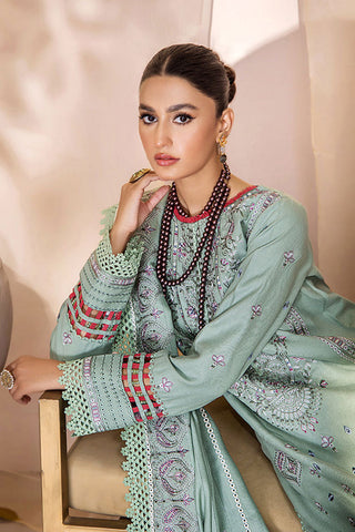Jahan-e-Sukhan Peach Embroidery Collection - JS-07