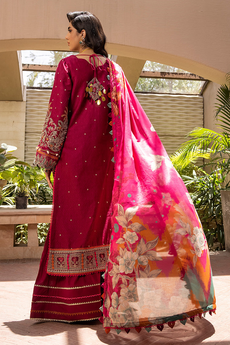 Picture of Ellena - 3-PC Unstitched Embroidered Lawn Suit - Available at Raja Sahib